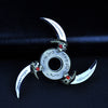 2017 Tri-Spinner Fidget Toys Pattern Hand Spiner Metal Fidget Spinner For Autism and ADHD Kids Adult Anti Stress Wheels