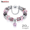 Bottom Price Promotion 2 Weeks LZESHINE Antique Silver Original Women Glass Charm Bracelet &amp; Bangle Fit Charm Bracelet