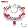 Bottom Price Promotion 2 Weeks LZESHINE Antique Silver Original Women Glass Charm Bracelet &amp; Bangle Fit Charm Bracelet