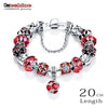 Bottom Price Promotion 2 Weeks LZESHINE Antique Silver Original Women Glass Charm Bracelet &amp; Bangle Fit Charm Bracelet