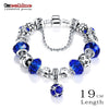 Bottom Price Promotion 2 Weeks LZESHINE Antique Silver Original Women Glass Charm Bracelet &amp; Bangle Fit Charm Bracelet