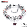 Bottom Price Promotion 2 Weeks LZESHINE Antique Silver Original Women Glass Charm Bracelet &amp; Bangle Fit Charm Bracelet
