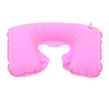 Protable High Quality Inflatable U Shaped Car Flight Travel Nap Head Rest Air Cushion Neck Back Pillow 